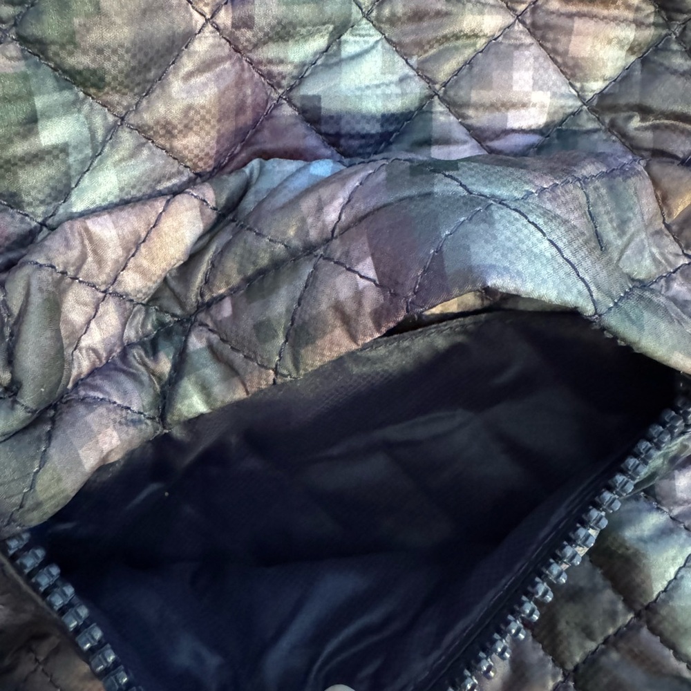 MZ Wallace Quilted Purple and Gray Backpack - Picture 10 of 10
